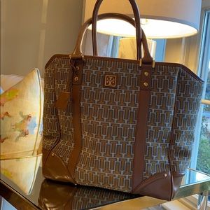 Rare Tory Burch leather tote